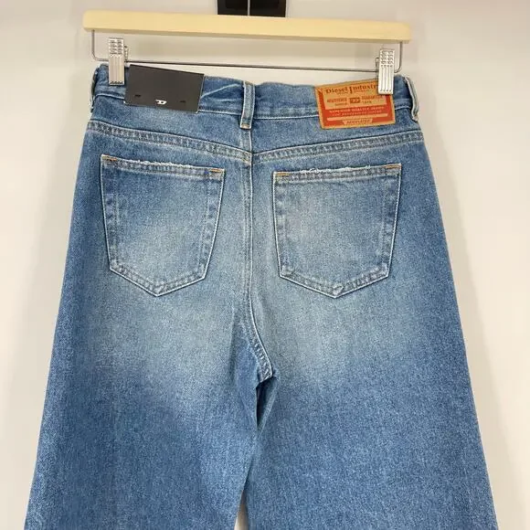 Diesel Light Blue Flare Jeans - Picture 10 of 13